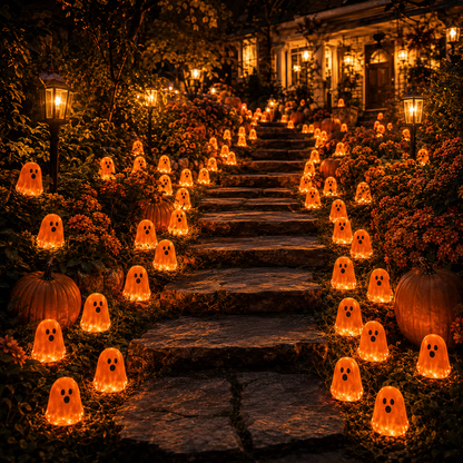 👻 Glow-in-the-Dark Mini Ghosts – Halloween DIY Decor ✨