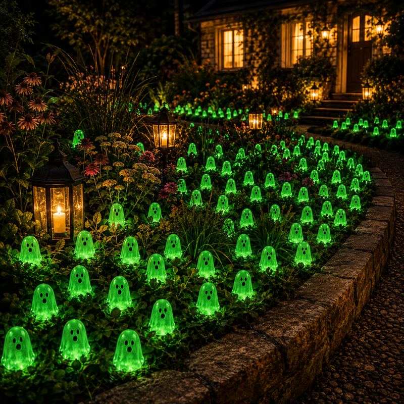 👻 Glow-in-the-Dark Mini Ghosts – Halloween DIY Decor ✨