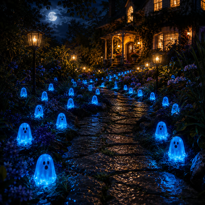 👻 Glow-in-the-Dark Mini Ghosts – Halloween DIY Decor ✨