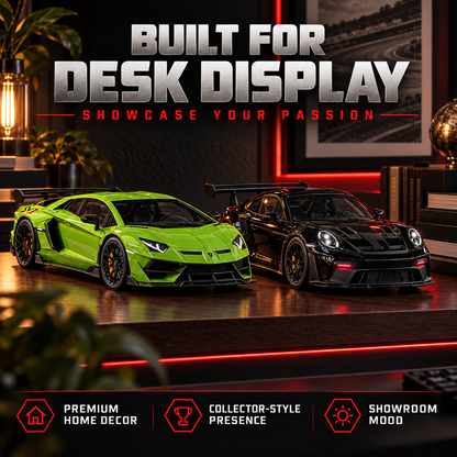 🔥50% OFF🔥🏎️ Track-Inspired Sports Car Display Model – Exhaust Mist Effect Collector Decor!!!