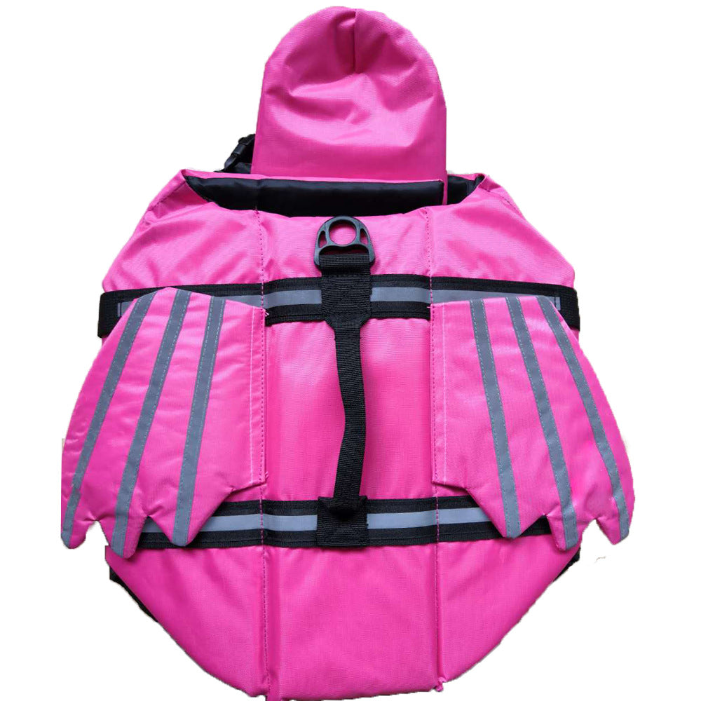 Adjustable Dog Life Jacket with Cute Wing Design