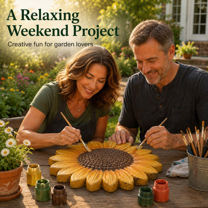 💥 LAST DAY 50% OFF - 🌻 Reusable Sunflower Stepping Stone Mold