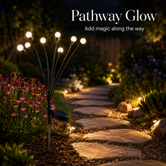 Solar Firefly Lights: Outdoor, Waterproof, for Gardens, Courtyards, and Balconies