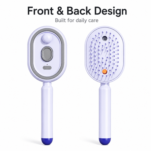 🌸LAST DAY 50% OFF✨Steam Mist Straightening Comb – Easy Salon-Like Hair
