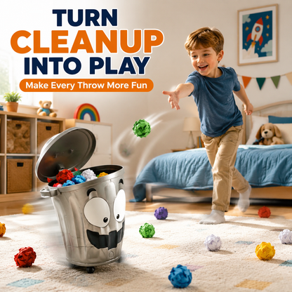 🗑️ Interactive Moving Trash Can Game 🎯