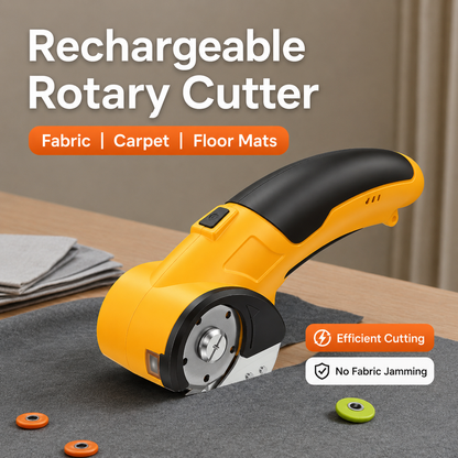 🔒 Official Certified |✂️ Effortless Rechargeable Power Scissors & Rotary Cutter 🔋