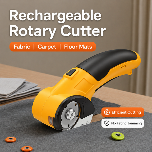 🔒 Official Certified |✂️ Effortless Rechargeable Power Scissors & Rotary Cutter 🔋