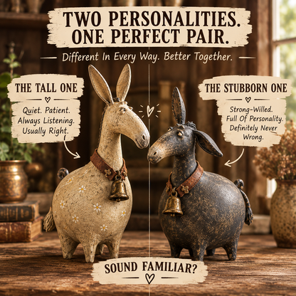 ❤️ Still Stubborn, Still Together – Funny Donkey Couple Gift