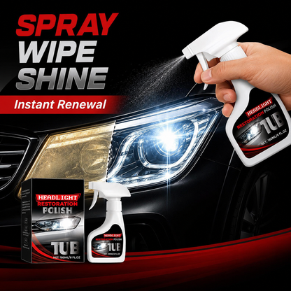 💡Car Headlight Restoration Kit🧽 Bring Dull Lights Back to Life