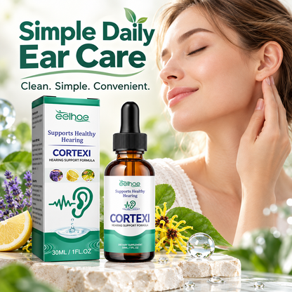 🌿 Natural Botanical Ear Care Drops with Witch Hazel & Lavender for Hygiene 💧
