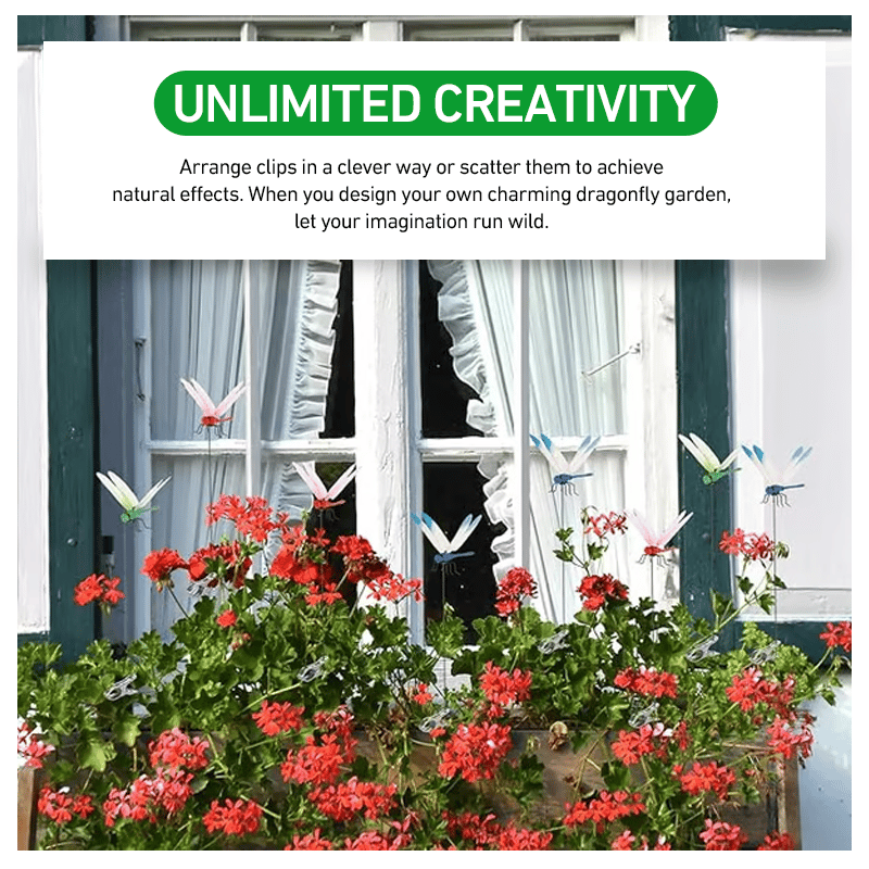 🦟3D Simulated Dragonfly Predator Clips for Natural Outdoor Insect Repellent 👒