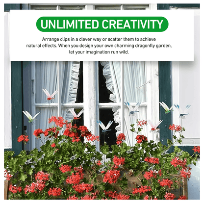 🦟3D Simulated Dragonfly Predator Clips for Natural Outdoor Insect Repellent 👒