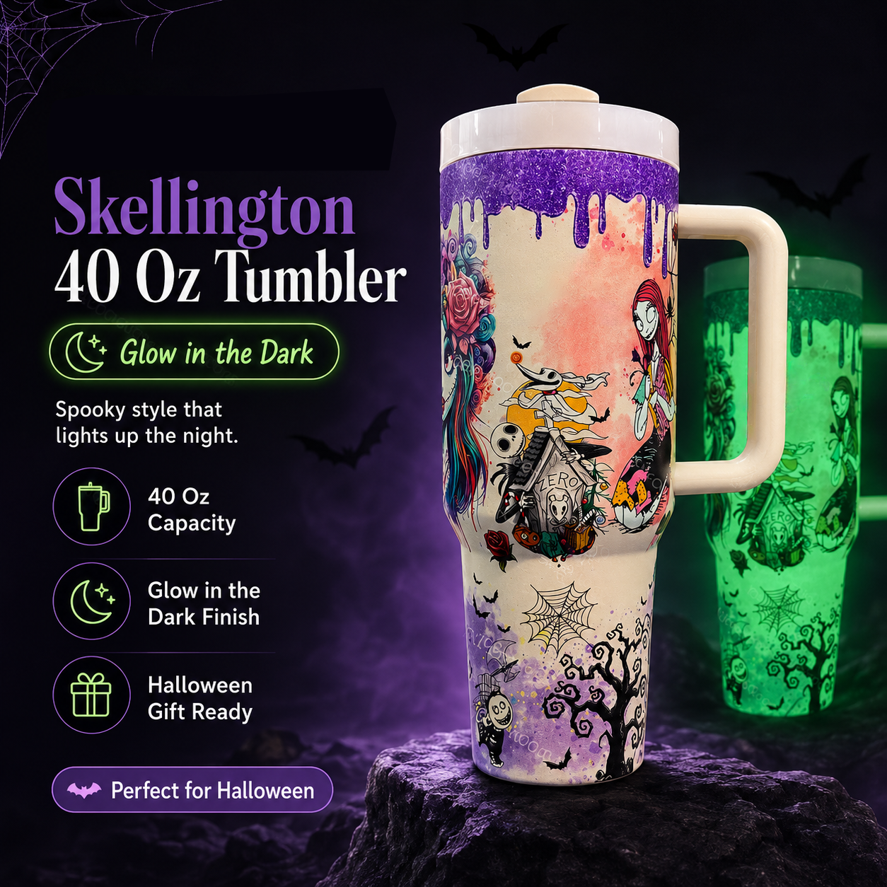 🔥 55% OFF TODAY💀 Halloween Skeleton Tumbler