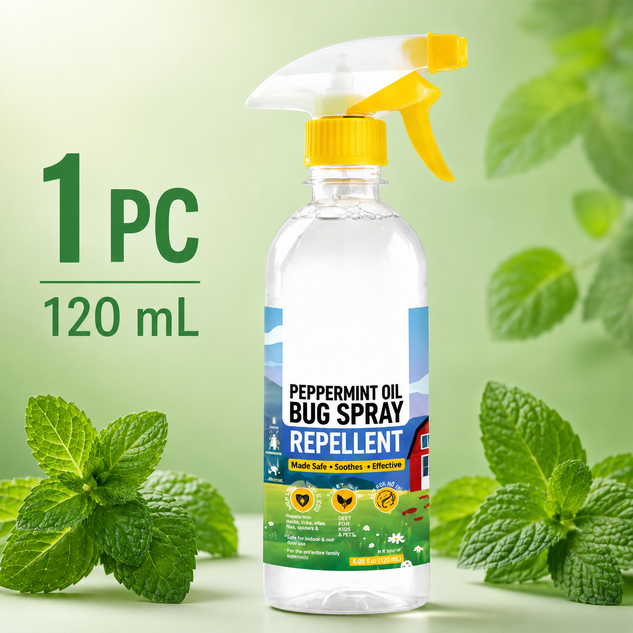 🔥 Buy More, Get FREE | 🌿 Plant-Based Peppermint Pest Repellent Spray 🐜