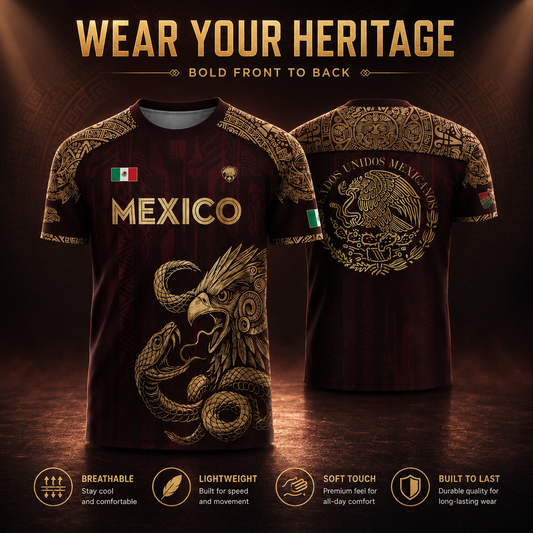 ⚽ Mexico Soccer Jersey 🦅 Premium Mexican Pride Fan Shirt