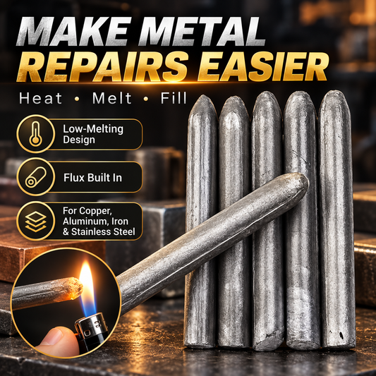🔥 Universal Low-Temperature Flux-Cored Welding Rods – Easy DIY Metal Repair 🛠️