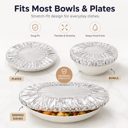 🔥 Reusable Thermal Dish Covers – Keep Food Warm & Fresh Longer