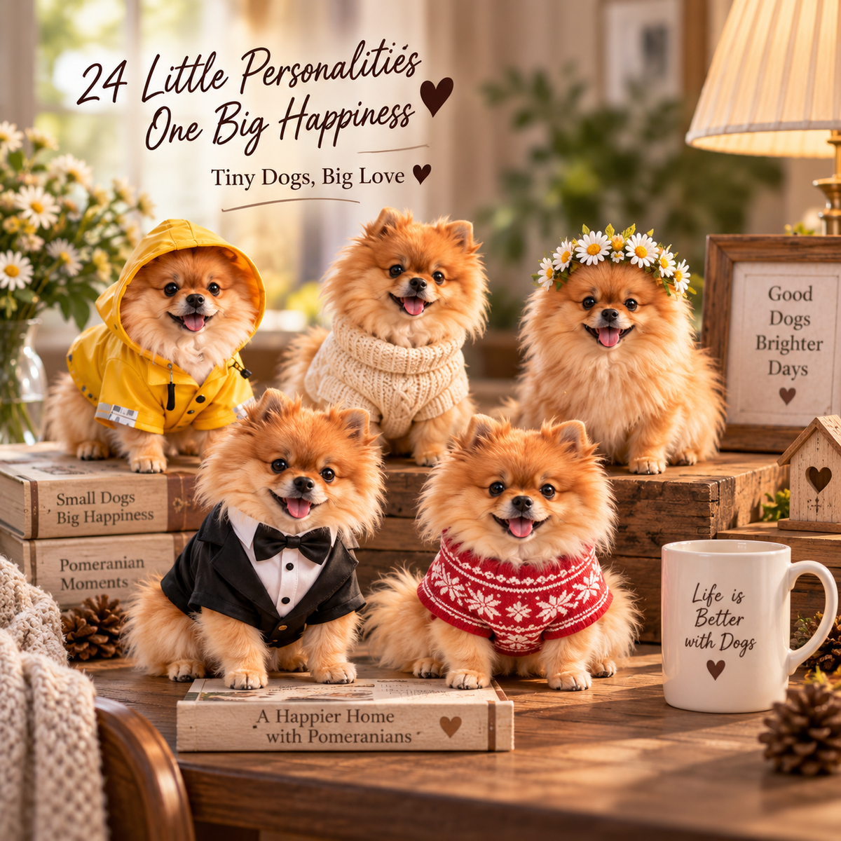 🐾 The Fluffy Pomeranian Crew — 24 Tiny Friends, Endless Cuteness to Collect 🐶