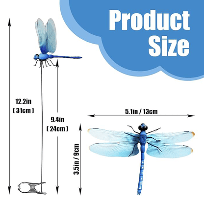 🦟3D Simulated Dragonfly Predator Clips for Natural Outdoor Insect Repellent 👒