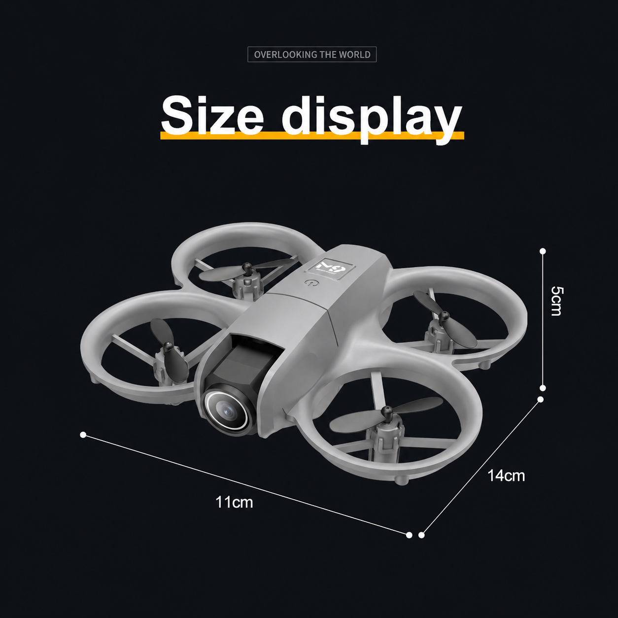 🚁 Foldable Dual-Camera Drone – Lightweight FPV Adventure Quadcopter