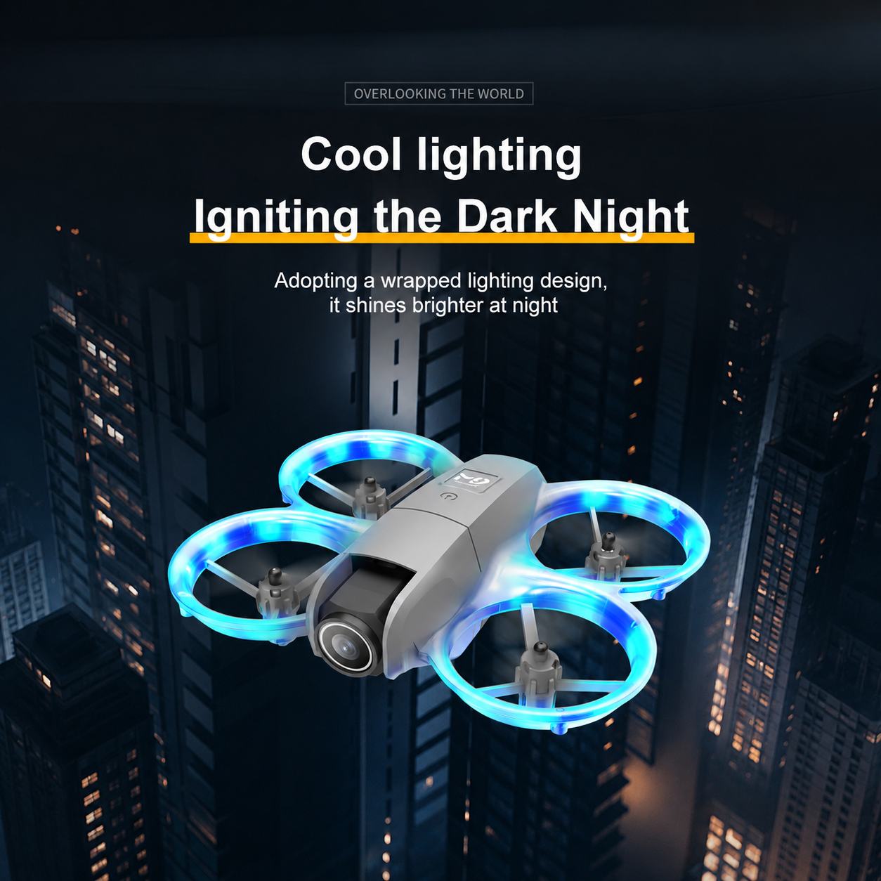 🚁 Foldable Dual-Camera Drone – Lightweight FPV Adventure Quadcopter