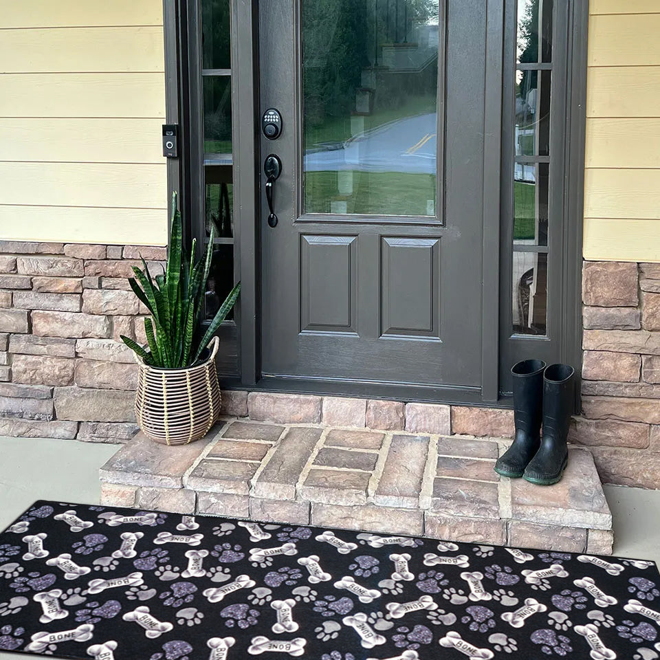 Washable Pet Paw Runner Rug - Non-Slip & Pet-Friendly