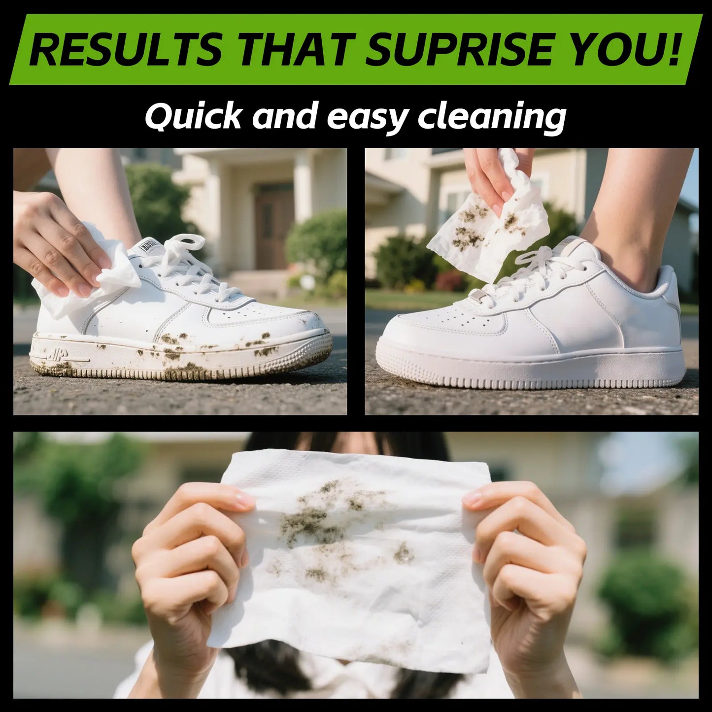 👟 Foam Shoe Cleaning Kit – Sneaker Cleaner With Brush & Microfiber Towel ✨