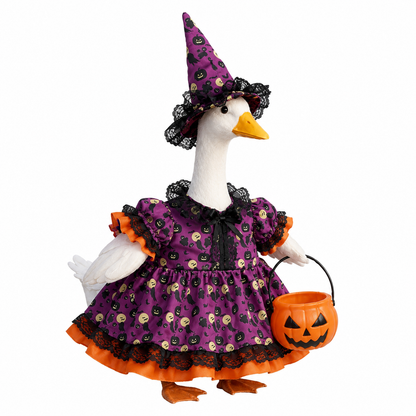 🎃🦆 The Coolest Porch Goose On The Block This Halloween!