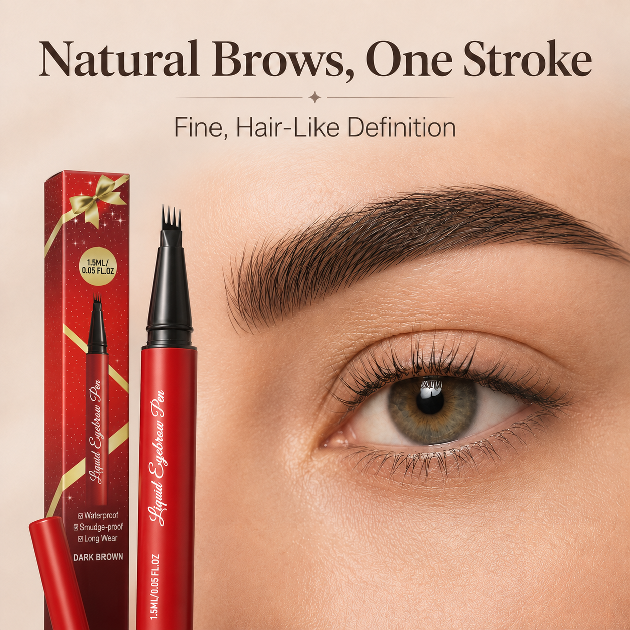 ✨ 4D Microblading Brow Pen – Natural Brows in Seconds 👁️ Waterproof