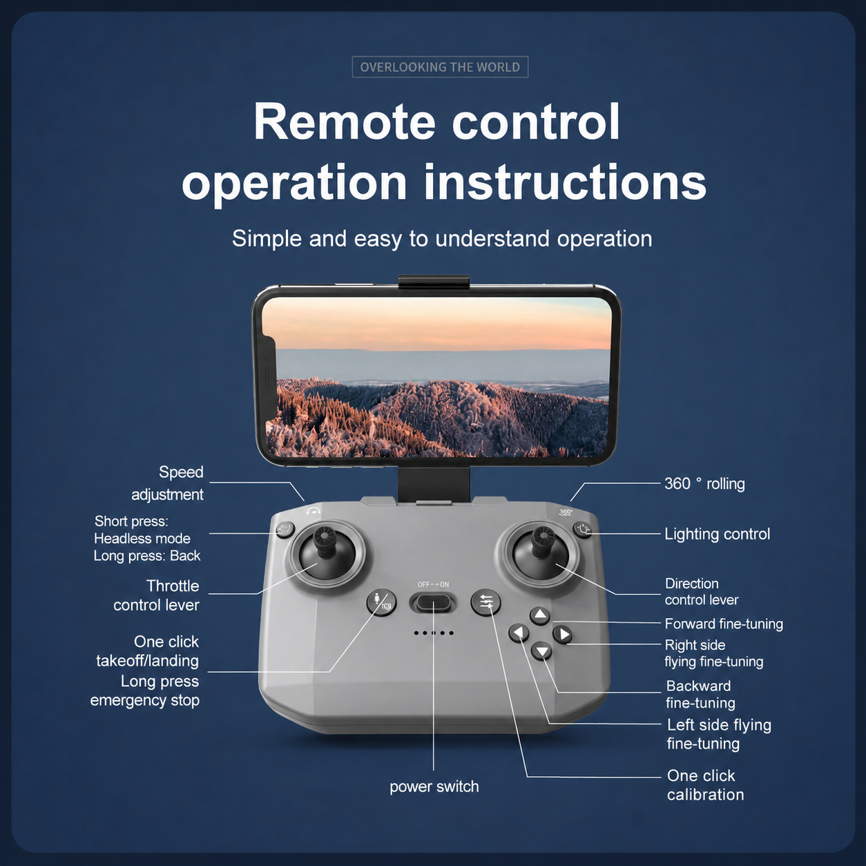 🚁 Foldable Dual-Camera Drone – Lightweight FPV Adventure Quadcopter