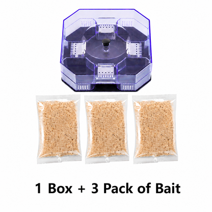 🪳 Reusable High-Efficiency Roach Trap Eco-Friendly Multi-Entry Physical Capture Box 🛡️