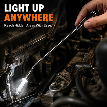 🔦 Telescopic Magnetic LED Pickup Tool Flashlight 🧲