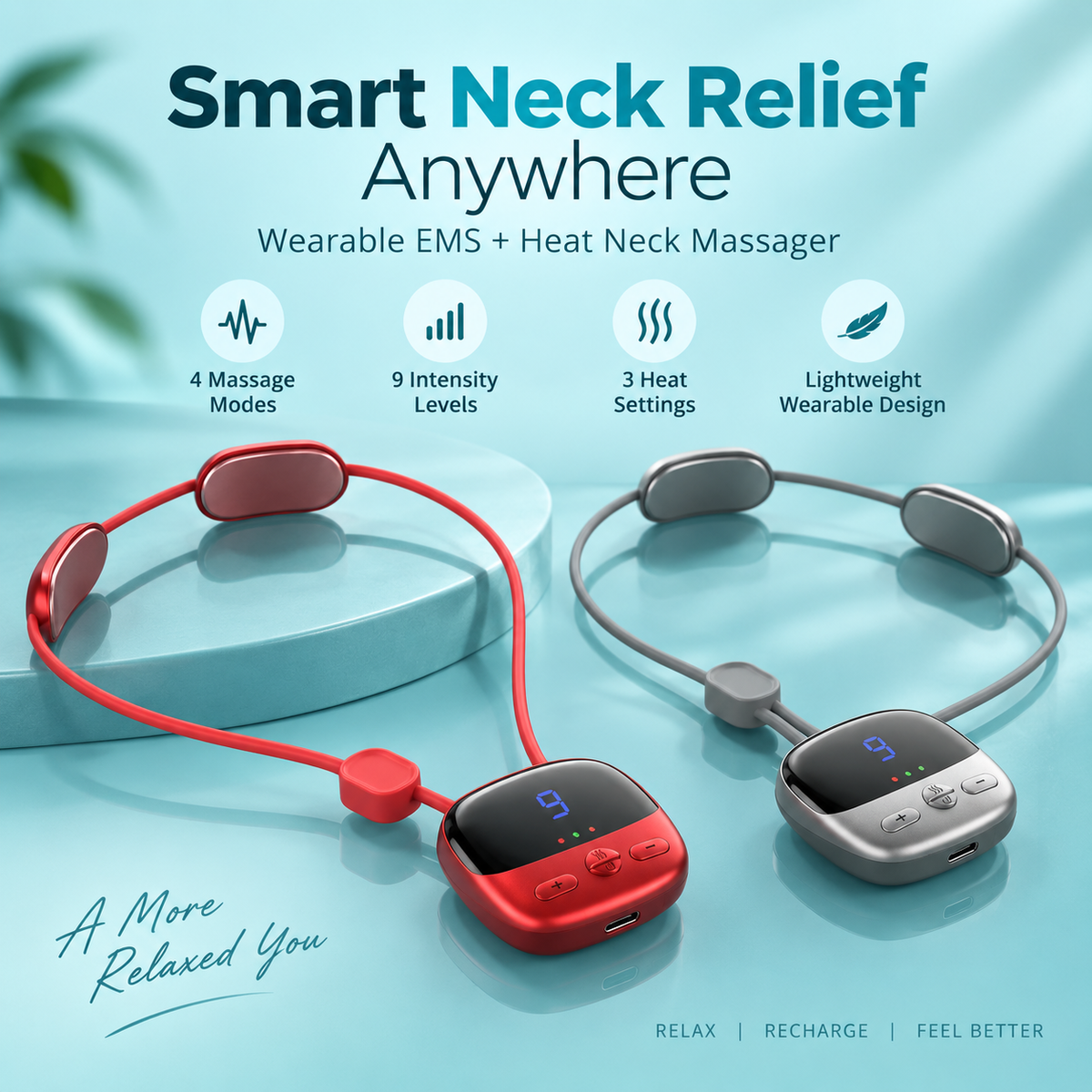 💆 The Everyday Neck Relief Device You’ll Want Everywhere – Smart Wearable Massager