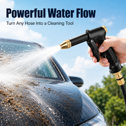 🚿 High-Pressure Hose Spray Gun for Car Wash & Outdoor Cleaning