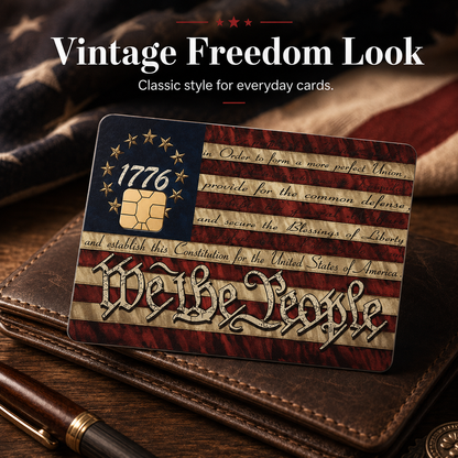 ✨U.S. 250th Anniversary "We the People" Card Sticker 🦅
