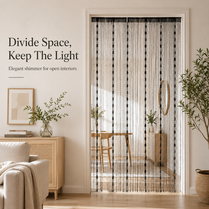 ✨ Elegant Beaded String Door Curtain 🚪