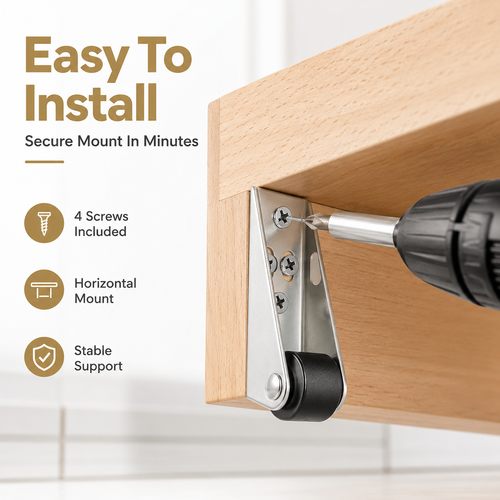 🔥 50K+ Sold! Mini Caster Wheels – Fix Sagging Doors & Move Furniture Easily ✨