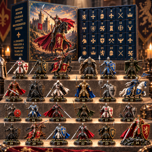 ⚔️ 2026 Medieval Knight Advent Calendar – 24 Days of Christmas Warriors