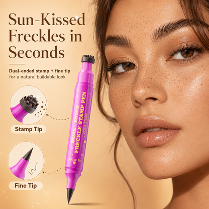 ✨ Dual-Ended Freckle Stamp Pen – Natural Faux Freckles & Beauty Marks in Seconds