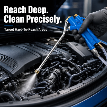 🛠️ Pneumatic Engine Cleaning Gun with Siphon Hose 🚗