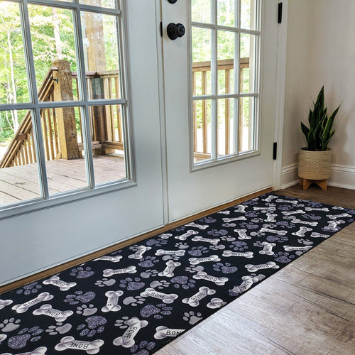 Original Design Pet Paw Runner Rug - Non-Slip Durable