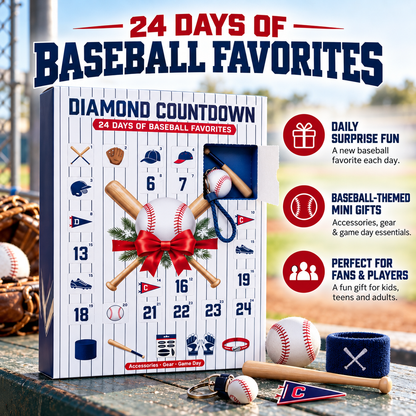 ⚾ 24-Day Baseball Advent Calendar – Daily Diamond Countdown Surprises