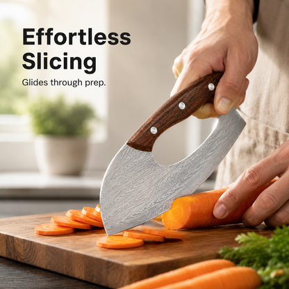 🔪 Heavy-Duty Cleaver Knife for Everyday Prep🔥