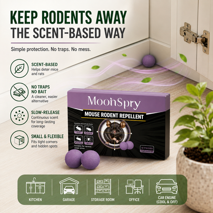 🚫🐭 Natural Rodent Repellent Balls | Keep Mice Away Before They Move In 🌿