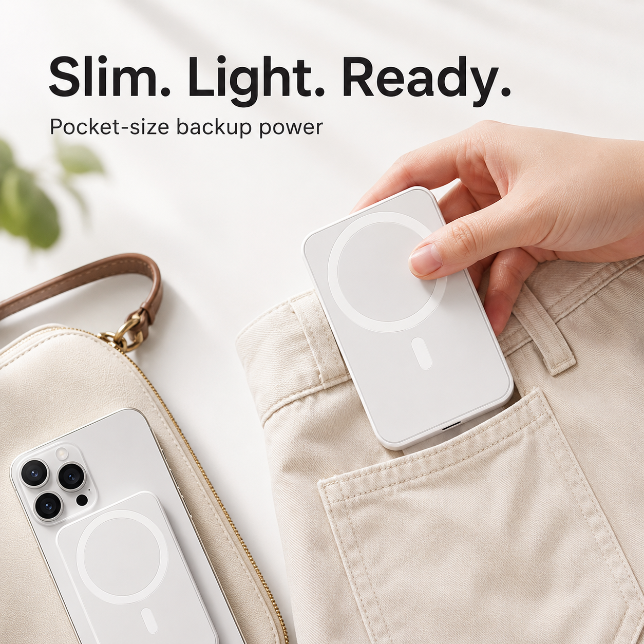 ⚡ Snap & Charge Power Bank