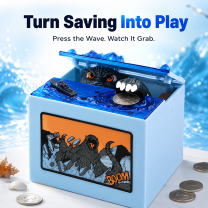 🎉 Buy 2 & Enjoy Free Shipping! 👾 Godzilla Monster Coin Bank 🪙
