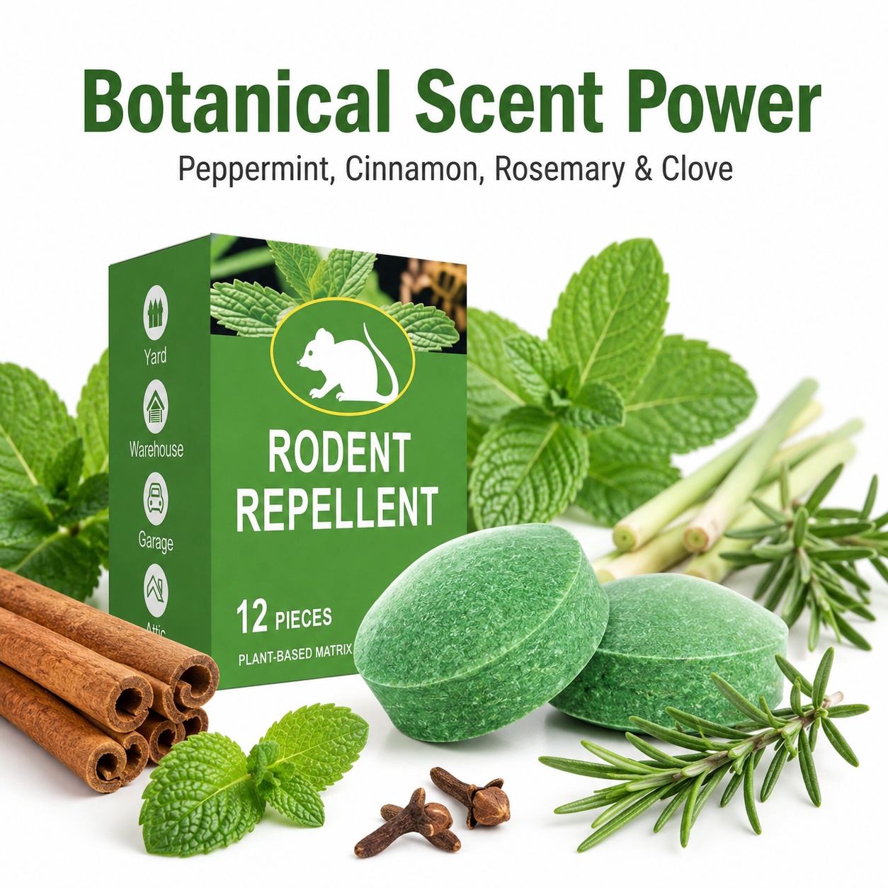 🐭 Peppermint Pest Repellent Balls for Home & Outdoor Use
