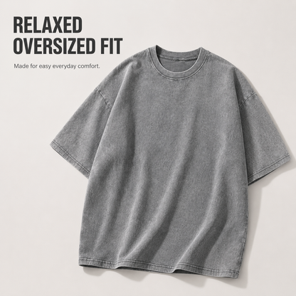 👕 Vintage Oversized Cotton Streetwear T-Shirt – Relaxed Fit Gym Pump Cover Tee ✨
