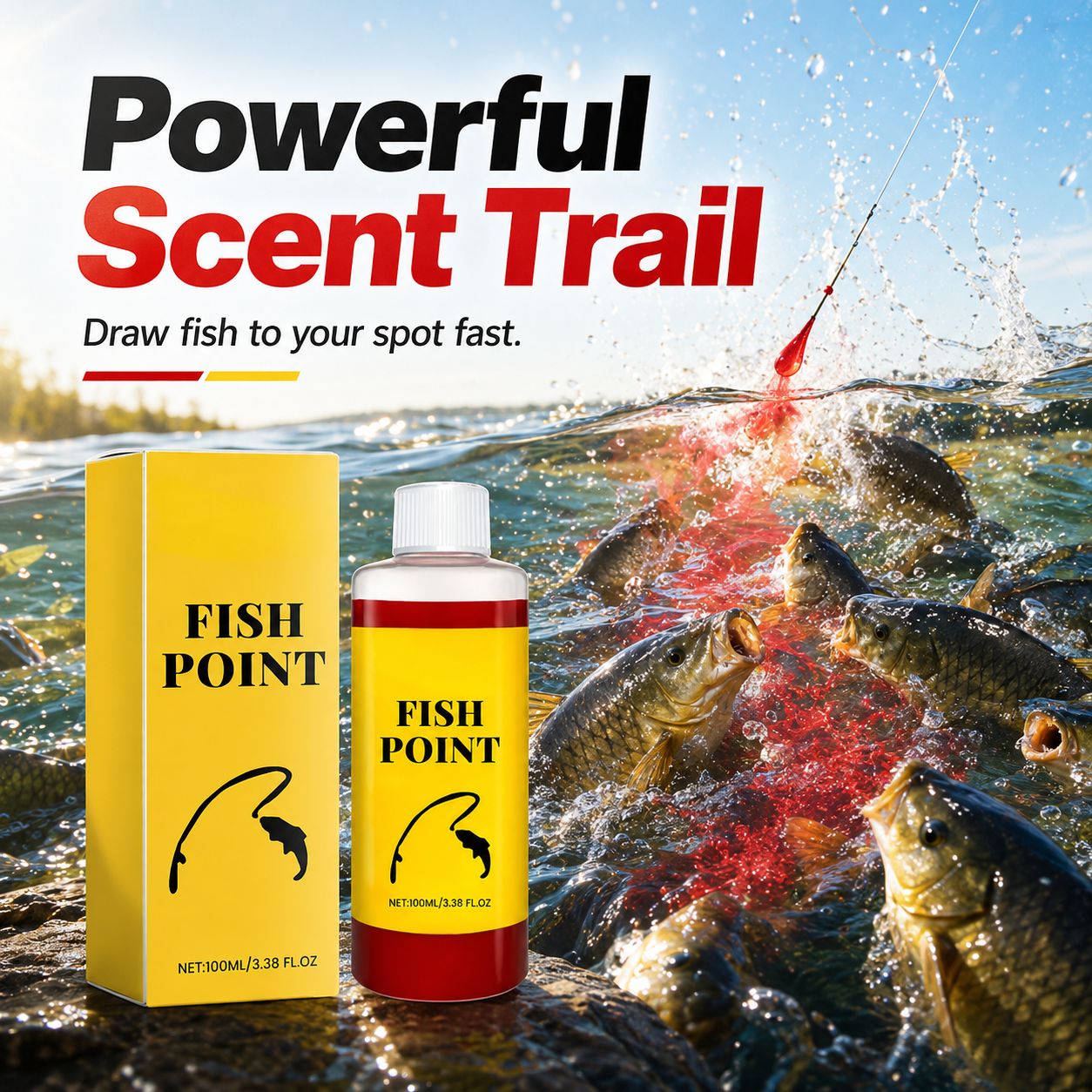 🎣 Powerful Fish Attractant Liquid Bait