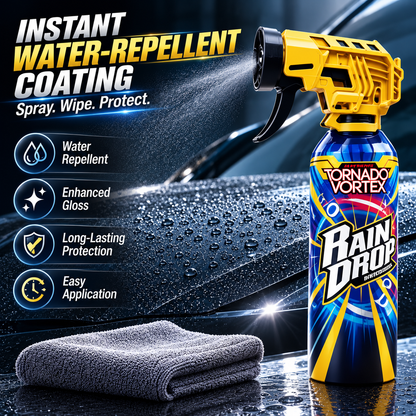 🚗 Instant Water-Repellent Coating Spray Quick Car Paint Gloss Detailing Protection 💧